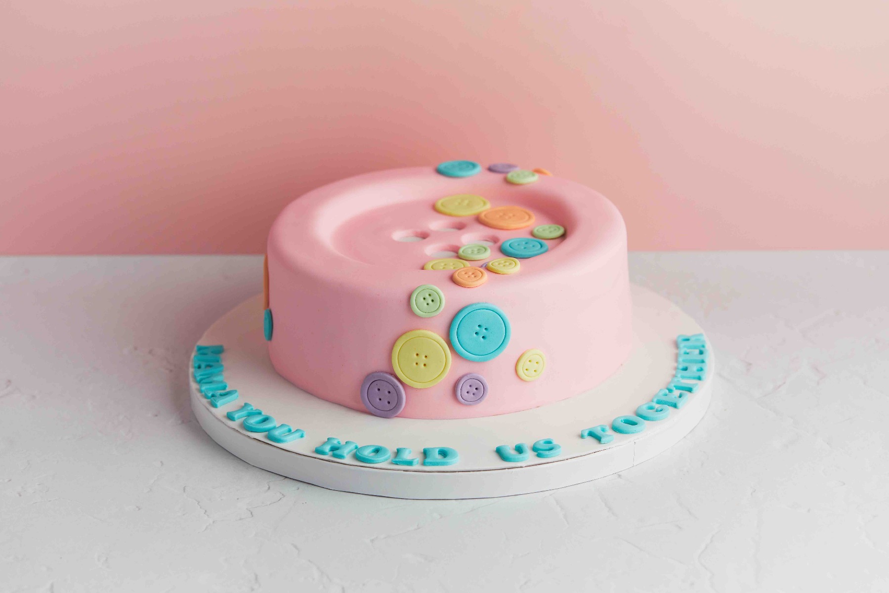 Button Cake | Stitching Cake | Thread Cake – Liliyum Patisserie & Cafe